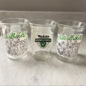 Vintage Welch's 1994 looney tunes jelly glass